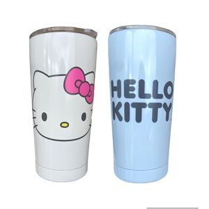 Hello Kitty ✨ with pink bow White Tumbler